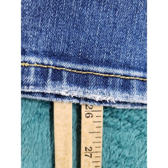 Mossimo Jeans Size 2 Womens Blue Stretch Denim Pants Ladies High Rise Jegging - Picture 7 of 11